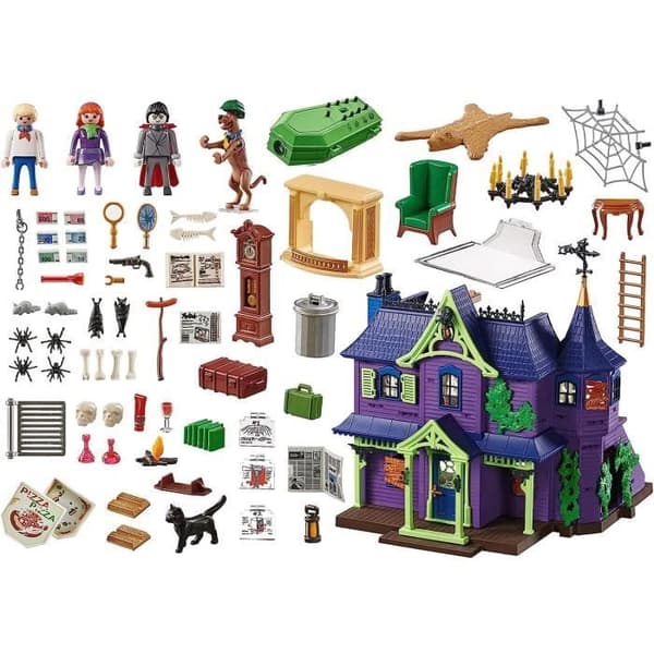 PLAYMOBIL - Haunted Mansion - 70361 - Scooby-Doo, Fred och Daphne - Tillbehör ingår