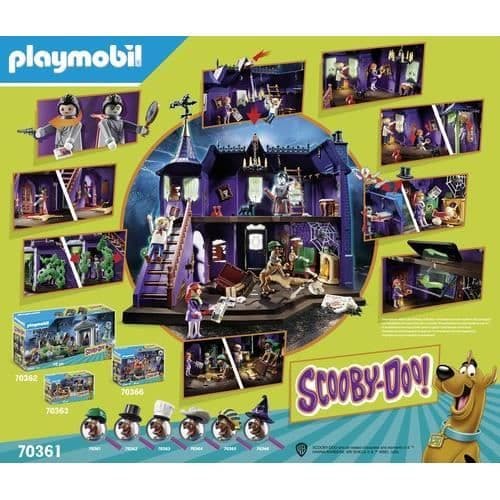 PLAYMOBIL - Haunted Mansion - 70361 - Scooby-Doo, Fred och Daphne - Tillbehör ingår