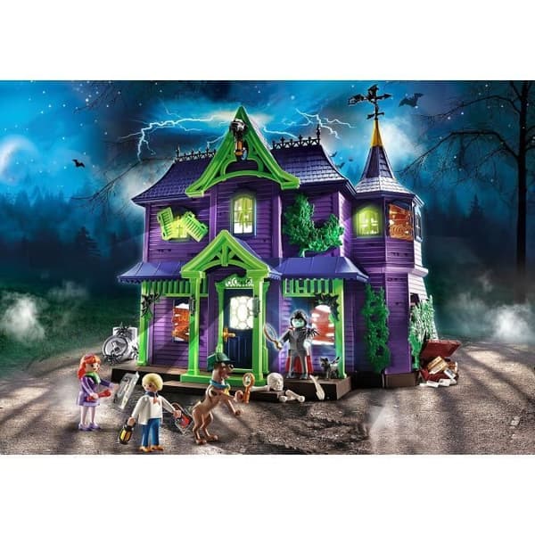 PLAYMOBIL - Haunted Mansion - 70361 - Scooby-Doo, Fred och Daphne - Tillbehör ingår