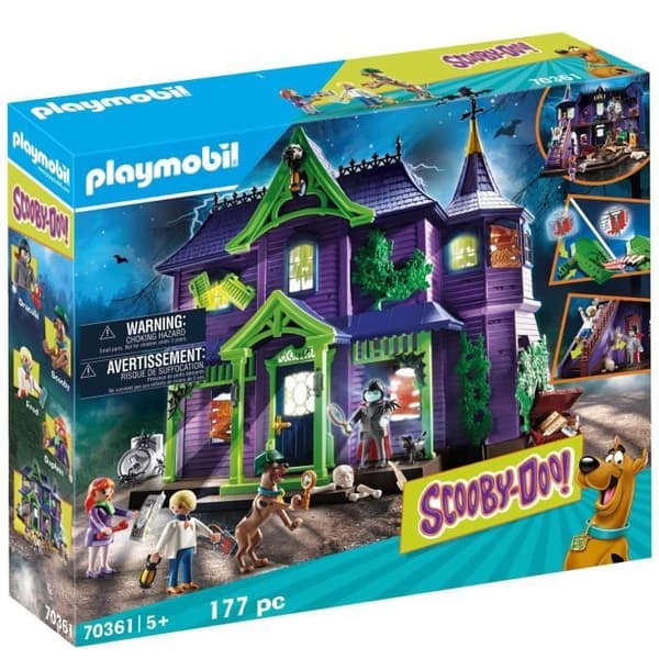 PLAYMOBIL - Haunted Mansion - 70361 - Scooby-Doo, Fred och Daphne - Tillbehör ingår