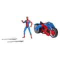 Miniatyrbild 3 av 6: Spider-Man Arachno-web-lanserande motorcykelfigur med fordon och projektiler - HASBRO - från 4 år gammal