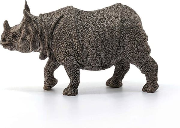 Indisk noshörningsfigur - SCHLEICH - För barn - Beige Färg - Från 4 år
