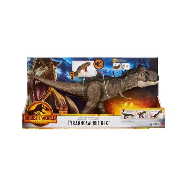 Figurine - Mattel - Jurassic World : Le Monde d'après - Tyrannosaurus Rex - Interaktiv - Utdelning