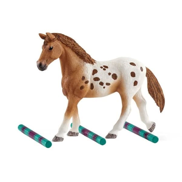SCHLEICH Figure - Träning för hästklubben Lisa-tävlingen - För barn - Blandat - Utomhus - Brun