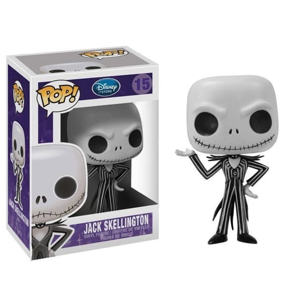 Figur - Funko Pop! - The Nightmare Before Christmas - Jack Skellington - Svart och grå - 10 cm