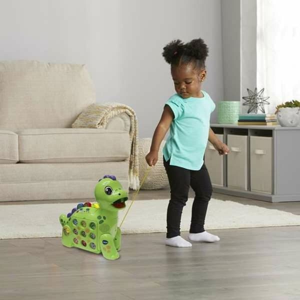 Miniatyrfigur - Vtech miniatyrkaraktär - 3480-532022 - Frossande dinosaurie Barn Räkna och lär dig, , Medium