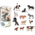 Miniatyrbild 1 av 5: PAPO - Rör med 12 Mini Plus gårdsfigurer - Blandat - Från 3 år