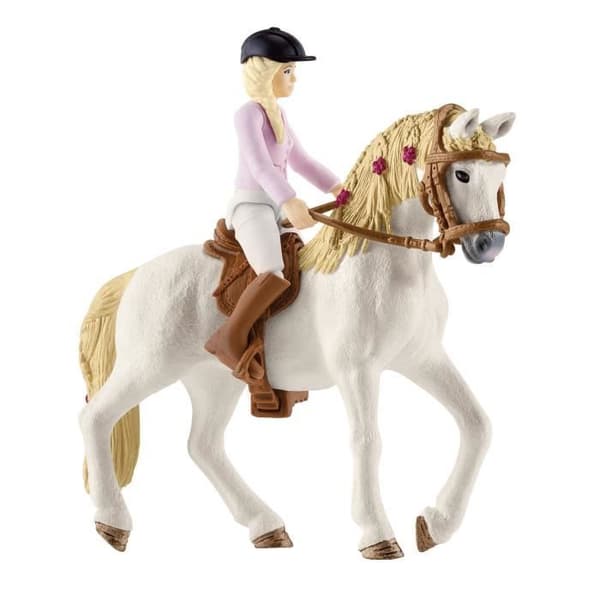 Husvagnshemliga möten, schleich box set med 1 schleich häst ingår, figurbox set för barn från 5 år - schleich