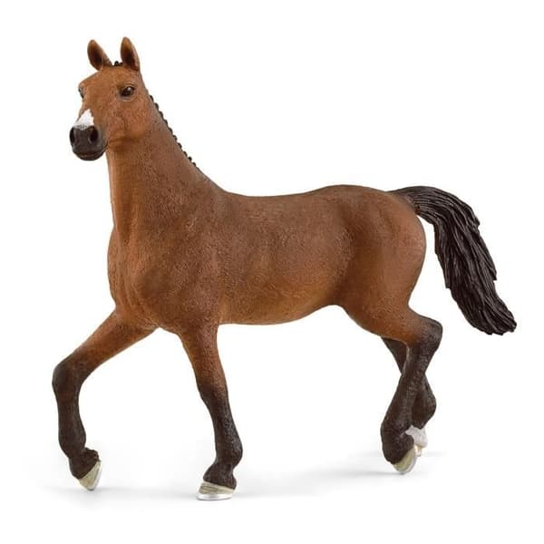 Figurin - SCHLEICH - Oldenburgsto - Dressyr- och hopptävling - Brun päls
