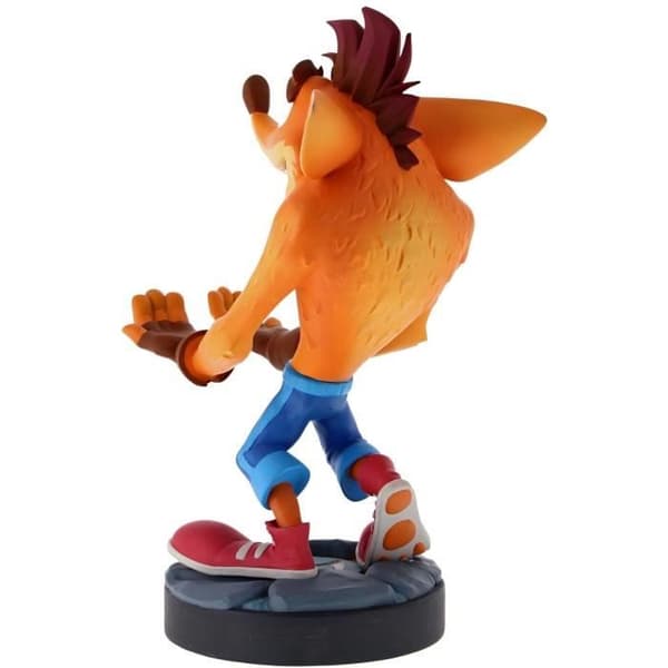Crash Bandicoot Quantum Figurine - Support & Laddare för Controller och Smartphone - Utsökt spel