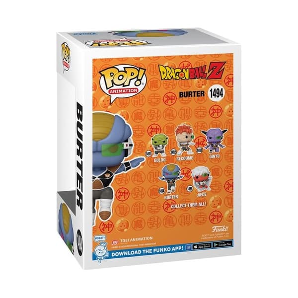 Figur - Funko Pop! - Dragon Ball Z - Burter - 9 cm - Officiell samling