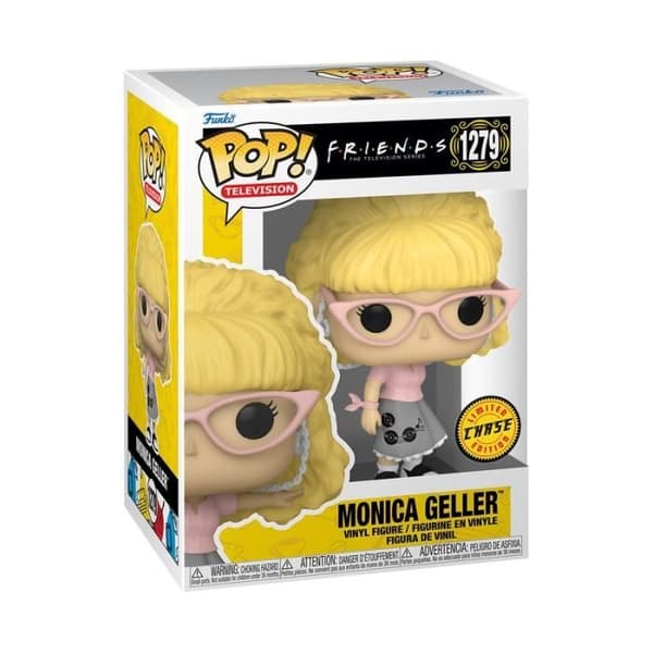 Figurine - Funko - Servitris Monica - Specialutgåva Chase - Grå - Pop!