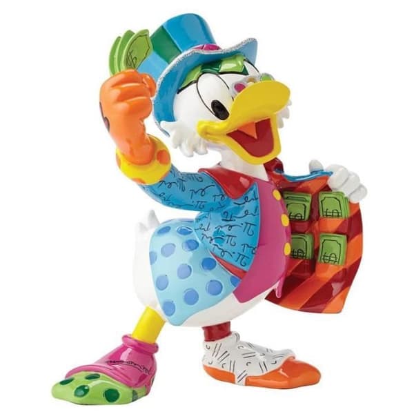 Uncle Scrooge statyett - 15 cm - Disney Romero Britto