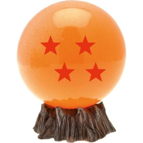 DBZ Mini Spargris - PLASTOY - Kristallkula - Orange och brun - Går inte sönder om den tappas