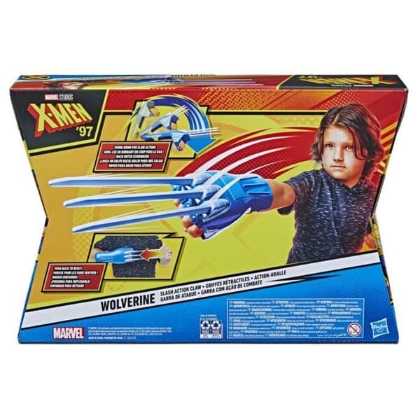 Wolverine infällbara klor, superhjältekostymleksak, leksak för flickor och pojkar, från 5 år och uppåt, Marvel Studios X-Men 97