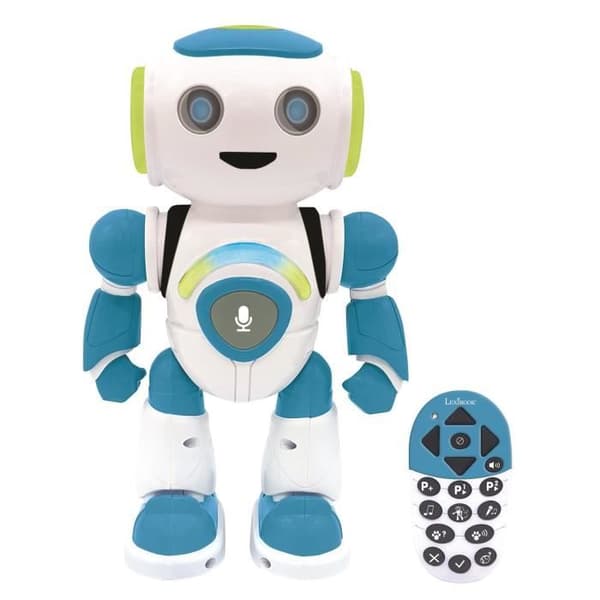 POWERMAN® JUNIOR - Min intelligenta robot som läser tankar (franska), ljud och ljus - LEXIBOOK