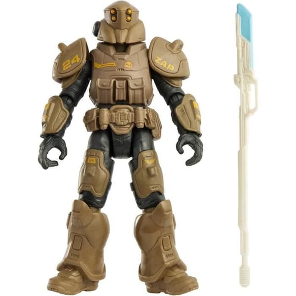 Disney Pixar ledad figur - Buzz Lightyear Commander ZAP - MATTEL - Brun - 12,7 cm