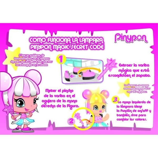 Pinypon Magic Secret Code - Stor 30 cm överraskningsfigur för pojkar och flickor 4-8 år gamla (känd 70