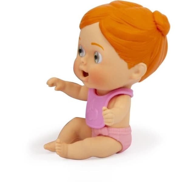 Cicciobello Amicicci, baby med måltidsset och tillbehör, flickmodell med rött hår, leksak för barn från 3 år, CC0222