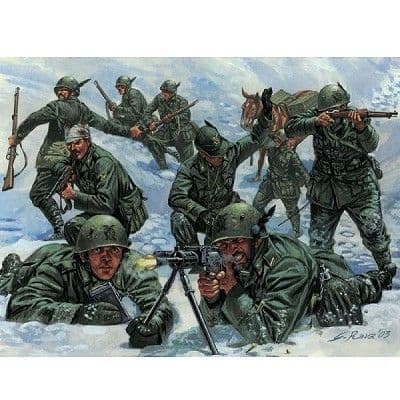 Figurin - ITALERI - 5:e italienska alpregementet - Man - Interiör