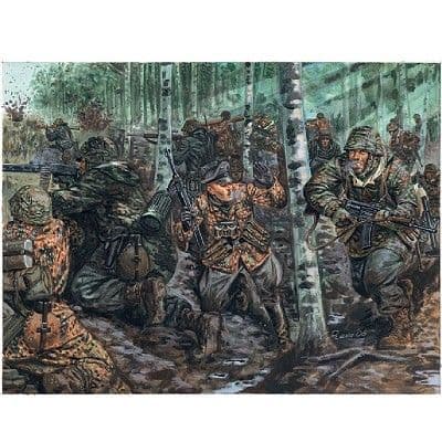 Figurin - ITALERI - Tysk elittrupp - Man - Vuxen - Från 8 år