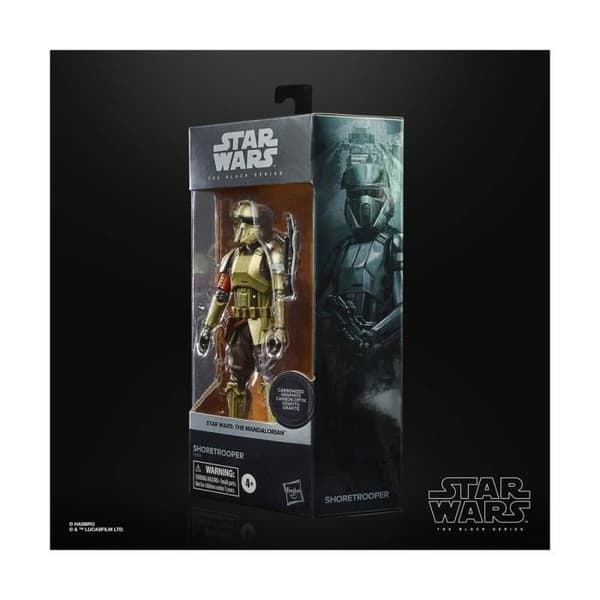 Hasbro - Star Wars The Mandalorian - Black Series Carbonized 2021 Shoretrooper Figur 15 cm