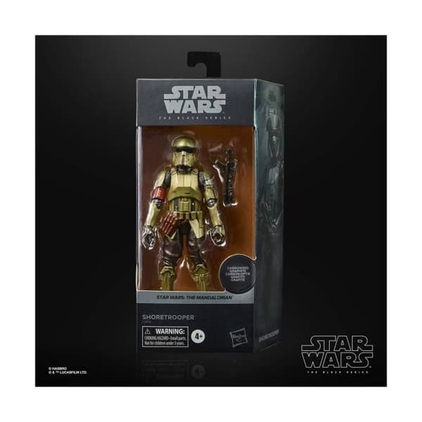 Hasbro - Star Wars The Mandalorian - Black Series Carbonized 2021 Shoretrooper Figur 15 cm