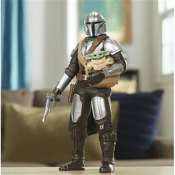 Star Wars The Mandalorian Galactic Action The Mandalorian &amp; Grogu ENG Interactive Figure