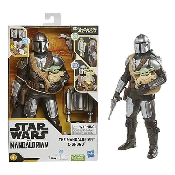 Star Wars The Mandalorian Galactic Action The Mandalorian &amp; Grogu ENG Interactive Figure