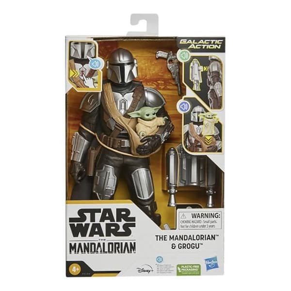 Star Wars The Mandalorian Galactic Action The Mandalorian &amp; Grogu ENG Interactive Figure