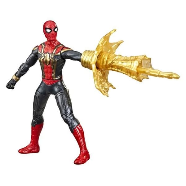 MARVEL SPIDER-MAN - Deluxe Spider-Man Tornado Web-figur inspirerad av filmen - specialattack - barn från 4 år
