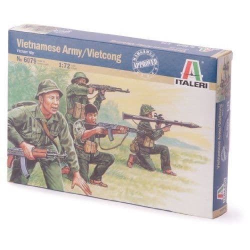 Vietcong Figurine Model Italeri I6079 Skala 1:72 - Leksak för barn från 8 år och uppåt