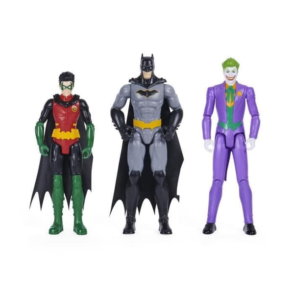 PACK 3 FIGURER 30 CM BATMAN/ROBIN/JOKERN