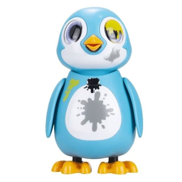 Blå interaktiv pingvin - SILVERLIT - RESCUE PENGUIN - 20 känslor - Unboxing-paket ingår