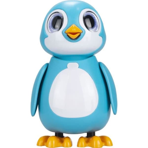Blå interaktiv pingvin - SILVERLIT - RESCUE PENGUIN - 20 känslor - Unboxing-paket ingår