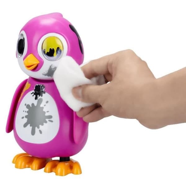 Rosa interaktiv pingvin - RESCUE PENGUIN - SILVERLIT - 20 känslor - unboxing pack ingår