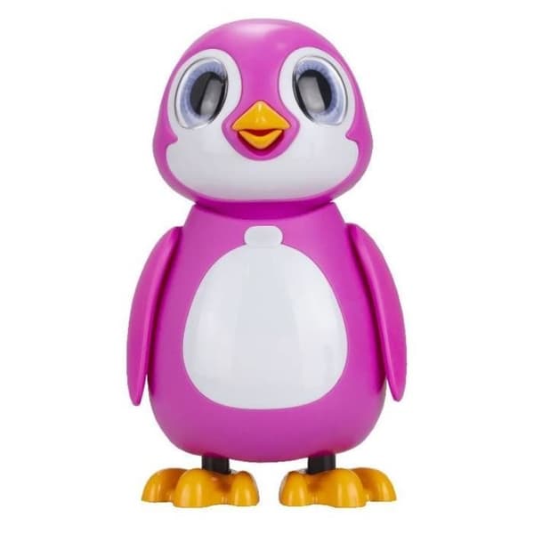 Rosa interaktiv pingvin - RESCUE PENGUIN - SILVERLIT - 20 känslor - unboxing pack ingår