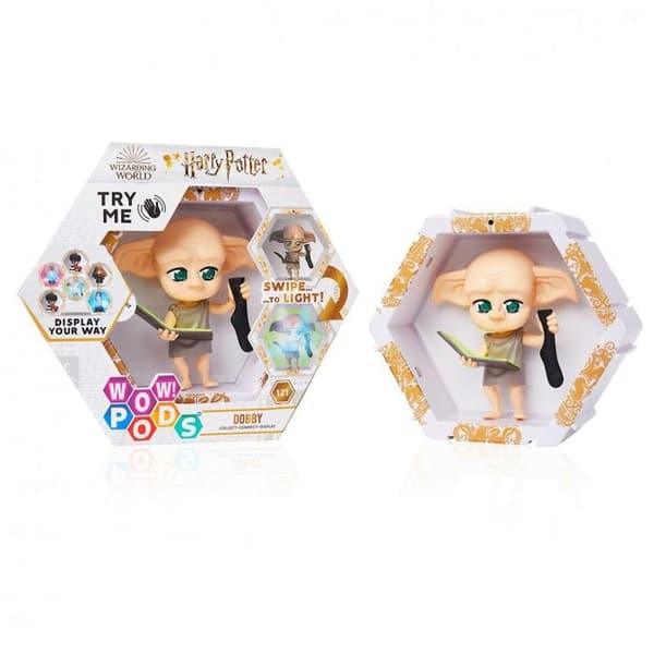 Figur - WOW! Pods - Harry Potter - Dobby - Anslutbar - Luminös - 15x5.3x15 cm