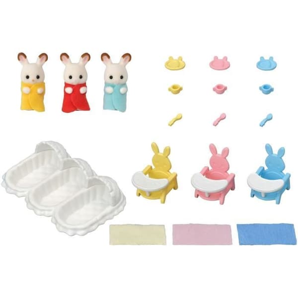 Chokladkanintrillingarna docka och barntillbehör - SYLVANIAN FAMILIES - Gul - För barn