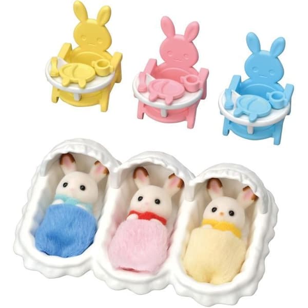 Chokladkanintrillingarna docka och barntillbehör - SYLVANIAN FAMILIES - Gul - För barn