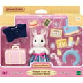 Miniatyrbild 1 av 6: Miniatyrfigur - Mamma Snow Rabbit och hennes helgresväska - SYLVANIAN FAMILIES