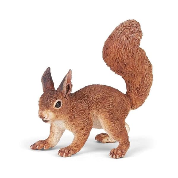 Figurin - PAPO - Ekorre - Brun - Inomhus - Barn - 3 år