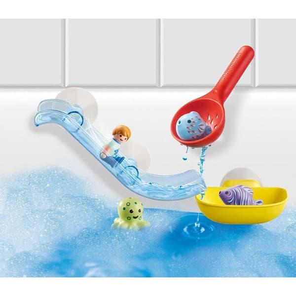 Playmobil - Vattenrutschbana med marina djur - 70637 - Byggspel för barn