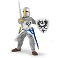 Miniatyrbild 1 av 2: Vit riddarfigur med svärd PAPO - The Medieval World - För barn från 3 år och uppåt