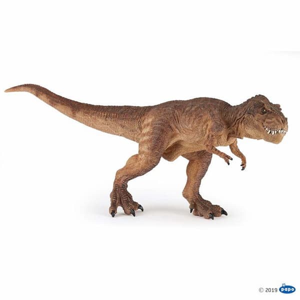 Dinosauriefigur - PAPO - T-rex running brown - Beige - Mixed - 3 år