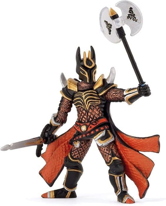 Triple Axe Knight Figurine - Papo - The Fantastic World - För barn från 3 år och uppåt