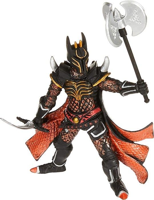 Triple Axe Knight Figurine - Papo - The Fantastic World - För barn från 3 år och uppåt