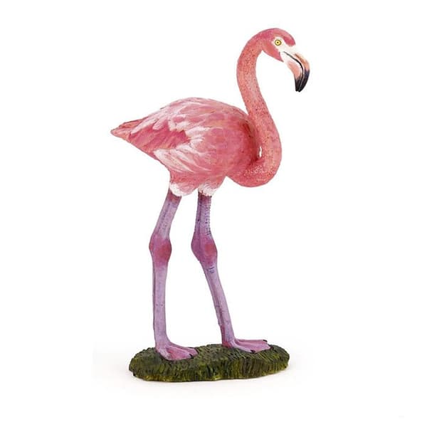 Rosa Flamingofigur - PAPO - Rosa Flamingomodell - Rosa - Blandat - Från 3 år