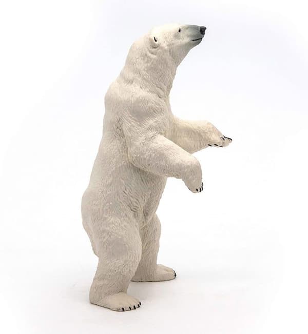 Stående isbjörnsfigur