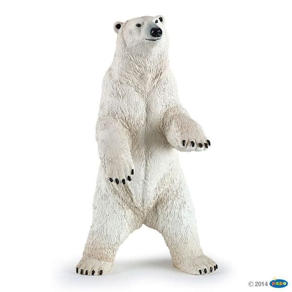 Stående isbjörnsfigur